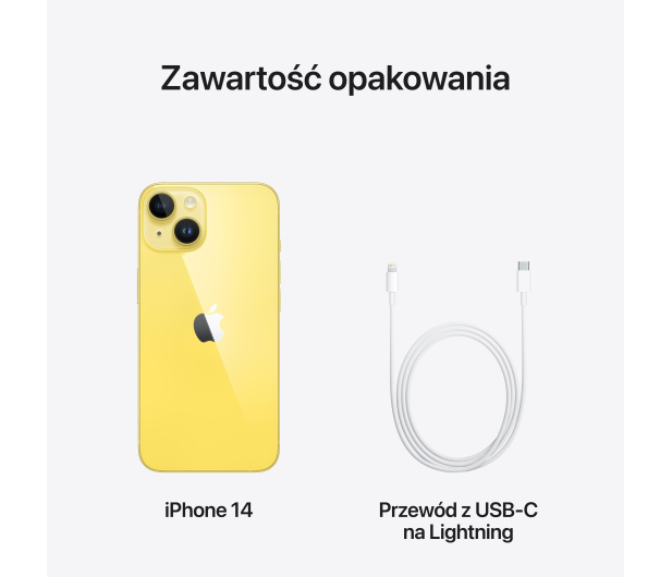 Apple SMARTFON APPLE iPhone 14 128GB Żółty MR3X3PX/A # - 1377933 - zdjęcie 8